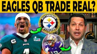 COULD STEELERS ACTUALLY LAND THE EAGLES SUPER BOWL QB AS TENSIONS REACH THE BOILING POINT NOW?