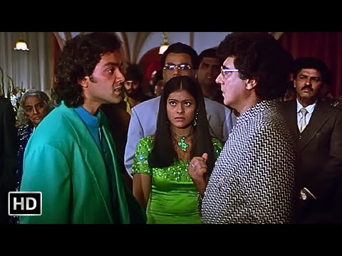 मेरे मुँह मत लगिए वरना सबके सामने आपकी इज़्ज़त उतार दूंगा - Gupt - Bobby Deol, Kajol - HD