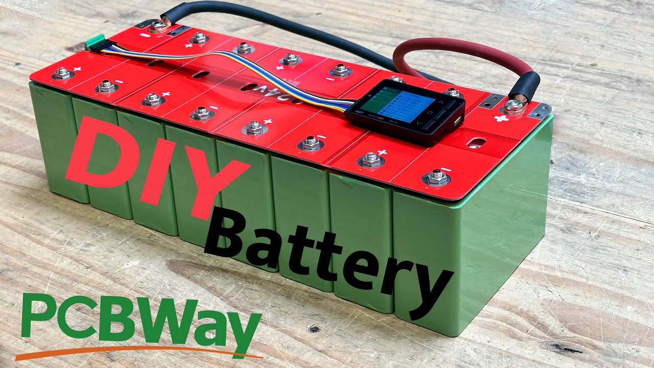 Easiest 24v DIY LiFePO4 Battery build – LEV60 busbars – PCBway