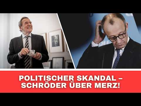 Schröder Schockt Mit Unfassbaren Enthüllungen Über Merz!