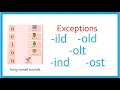 Exploring Exceptions to the Closed Syllable Rule