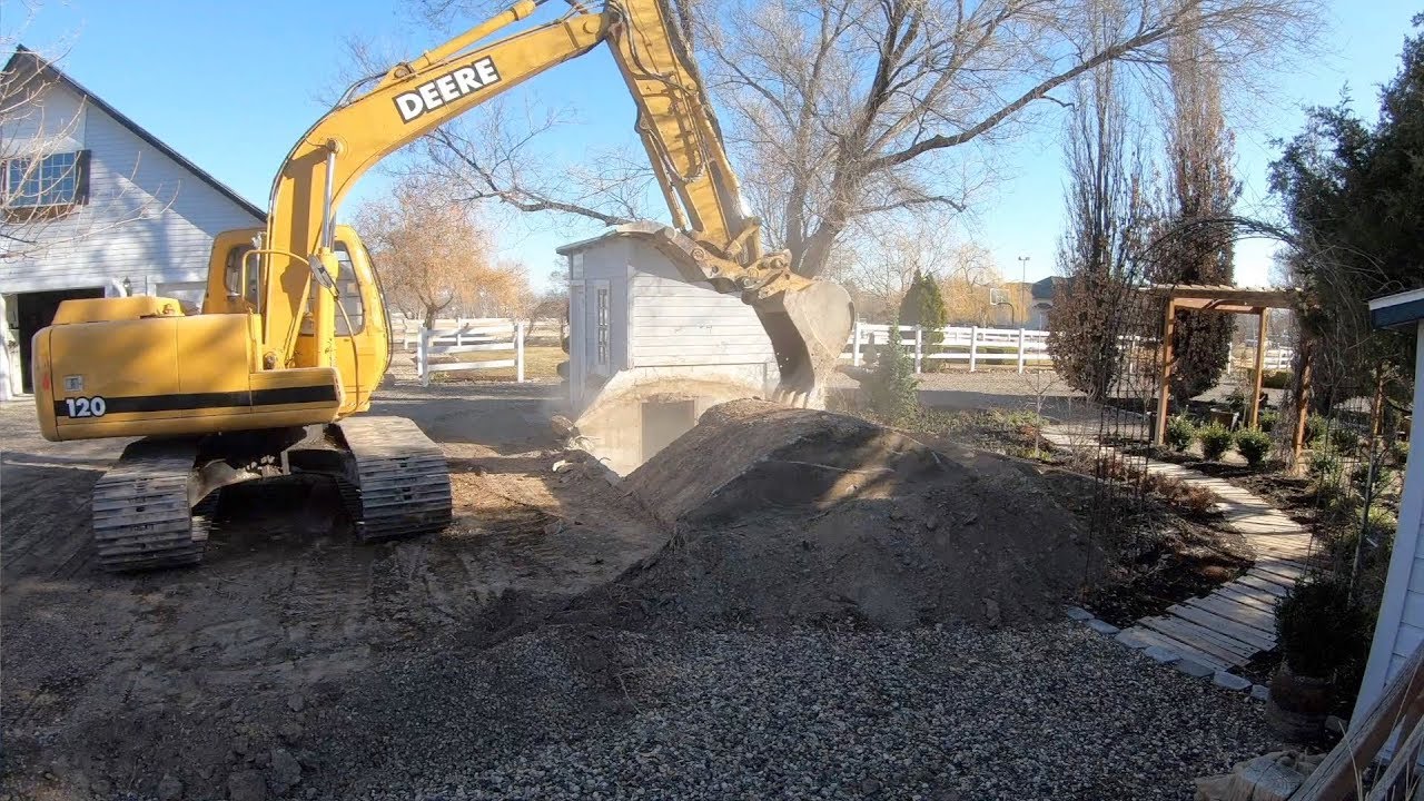 Root Cellar Reveal, New Concrete & Setting up Fountains!