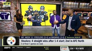 ESPN GET UP | Steelers: 4 atraight wins after 1-4 start; 2nd in AFC North