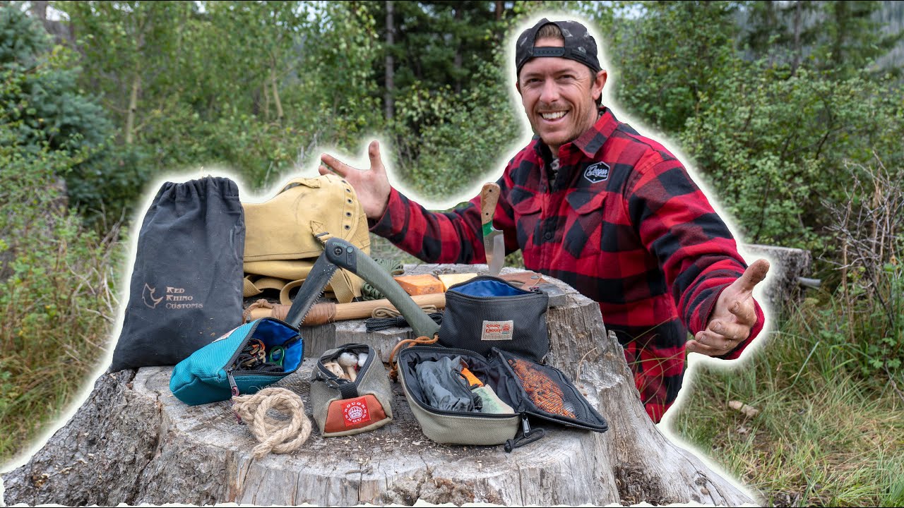 Essential Camping Pack Gear Dump