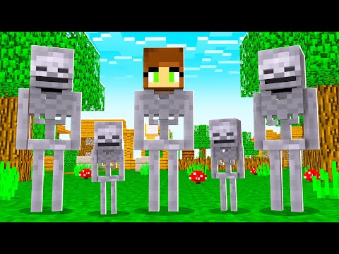 COMO É A VIDA DE UM ESQUELETO NO MINECRAFT?