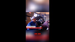 Talk about PRESSURE! @ArnieTex Judges Miguel Vidal's Fajitas at Churchrow Tejas BBQ #shorts