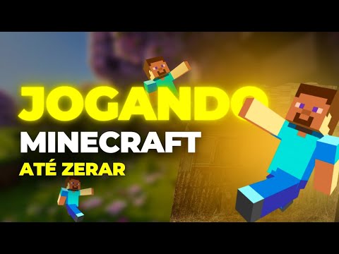 JOGANDO MINECRAFT ATÉ ZERAR #1 #minecraft #minecraftshorts #minecraftmemes #fivem #minecraftsurvival