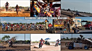 ESTA FUE MI PRIMER CARRERA PROFESIONAL EN PISTA DE MOTOCROSS🏁 ME CAI DE LA MOTO😳‼️