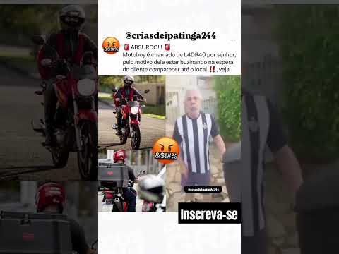Motoboy é xingado de ladrão por um idoso #shorts #shortsviral #noticias #yutube #yutubeshorts