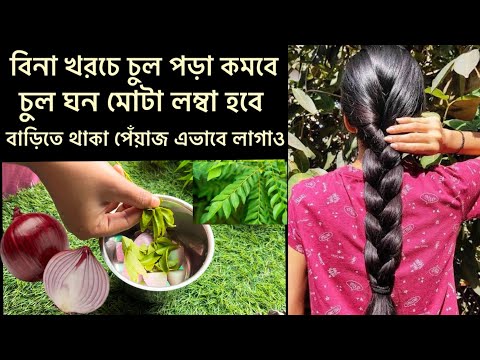 বাড়িতে থাকা এই পেয়াঁজ দূর করতে পারে চুলের যাবতীয় সমস্যা | How to use onion for hair growth