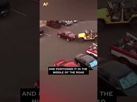 Yellow Jeep Owner's Assertive Move