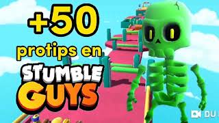 ✅+50 protips y trucos de stumble guys | como pasar de ser una persona sana a insana 🥶