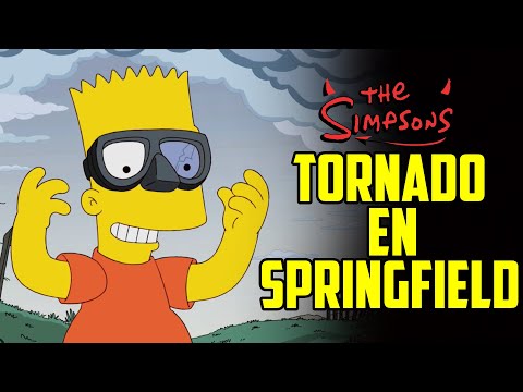 Los Simpson - Tornado en Springfield