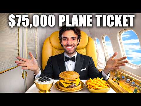 50 HOURS in the WORLD’S BEST FIRST CLASS ($75,000 Ticket)!