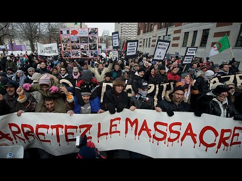 YouTube video thumbnail: Pro-Palestine Protests Sweep Kenya, Senegal and South Africa Amid Gaza Famine Fears