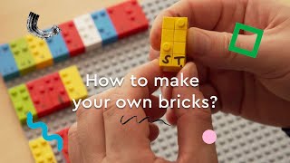 How to make your OWN BRAILLE BRICKS