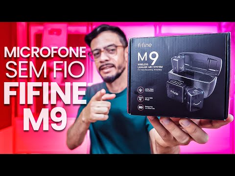 🎙Microfone de Lapela Sem Fio FIFINE M9: Vale a Pena? Teste Completo!