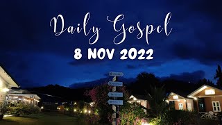 Daily Gospel -  8 Nov 2022
