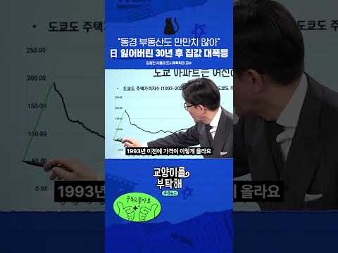 “동경 부동산도 만만치 않아” 日 잃어버린 30년 후 집값 대폭등 #교양이를부탁해