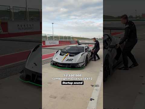 Lamborghini Essenza SCV12 ASMR 🫨 Best V12 Sound Ever #lamborghini #shorts #v12 #aventador #supercar