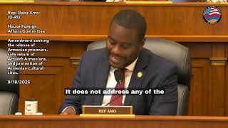 Amo Amendment Urges State Dept. Action to Secure Azerbaijan's Release of Armenian Prisoners