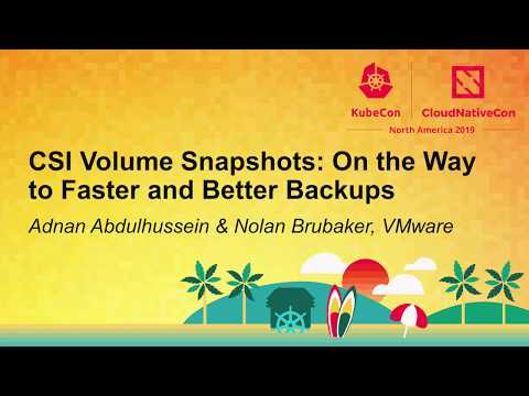 CSI Volume Snapshots: On the Way to Faster and Better Backups