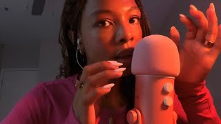 ASMR almost touching the microphone + extremely slow & gentle whisper