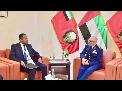 Taliyaha Ciidanka Qaranka Somaliland Oo Kulan La Yeeshay Taliyaha Millitary-ga Imaaraadka Carabta