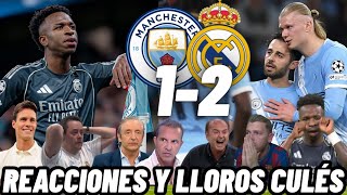 MANCHESTER CITY 1 REAL MADRID 2 - Reacciones y Lloros épicos culés - Resumen | City 1 Real Madrid 5
