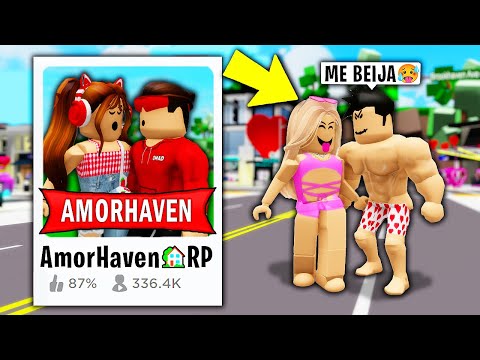 Eu CRIEI o BROOKHAVEN para CASAIS APAIXONADOS e ISSO ACONTECEU... Roblox