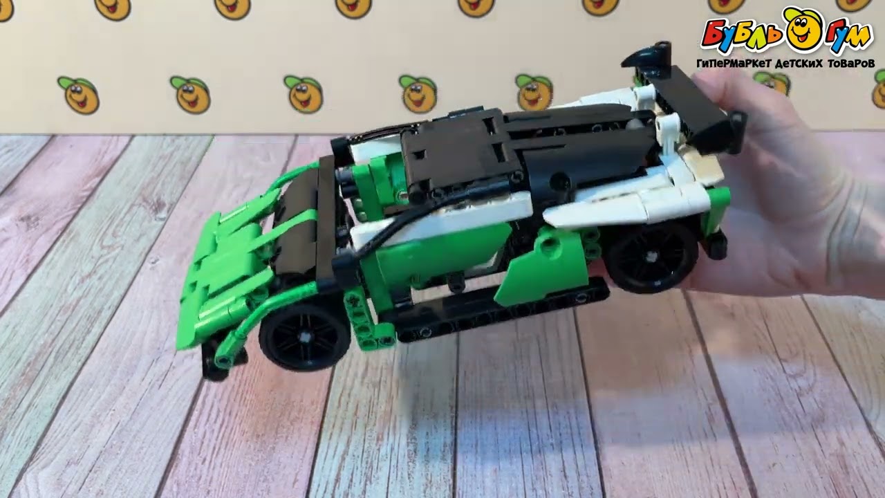 Конструктор Lanson Toys Спорткар Green Shadow 325дет с 6лет - видео