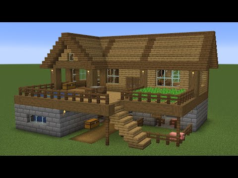 Minecraft - How to build a Survival Starter House Base