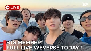 Live🔴 Surprise vlog from BTS members Jungkook, V, Jimin, Jin, Suga, J-Hope, and RM