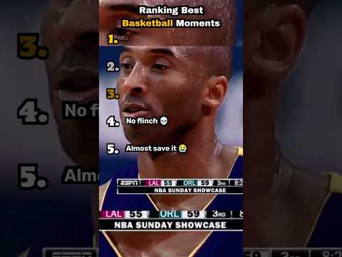 Ranking Best Basketball Moments π