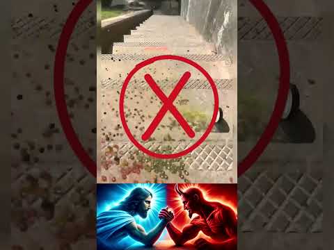 Jesus 👼 VS Satan 😈 #jesus #god #foryou #viral #yeshu #christ #deus #fy #dios #fe #shorts