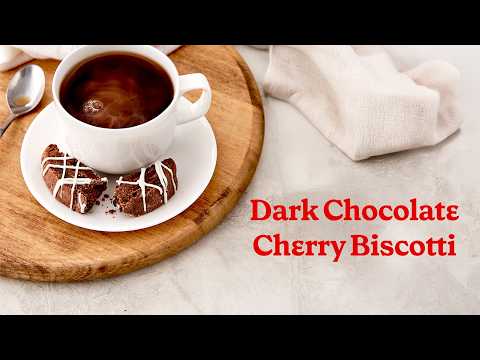 A Step-By-Step Guide to The Perfect Dark Chocolate Cherry Biscotti | Betty’s Baking University