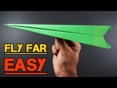 EASY Paper Plane that FLY FAR || Best Paper Plane || FLY FAR