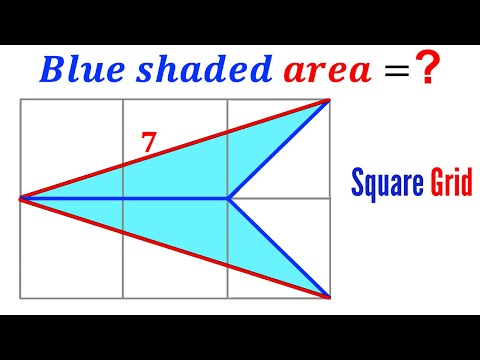 Can you calculate the Blue shaded area? | (Polygon) | #math #maths | #geometry