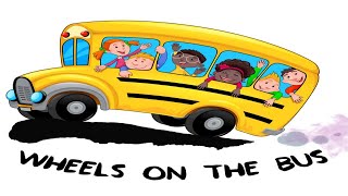 Wheel On The Bus l Colorful Car For Kids l Rhymes & Kids Songs l KidsTV123