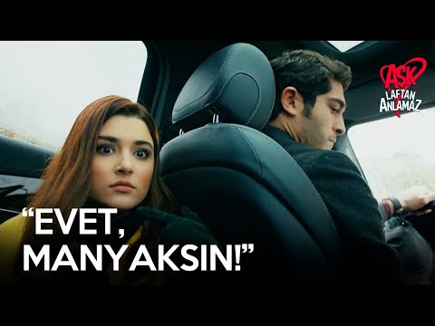 Hayat gizlice Murat'ın arabasına sızdı! | Aşk Laftan Anlamaz