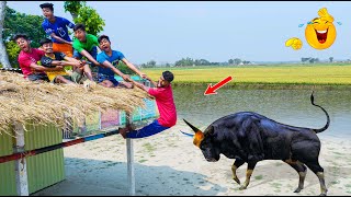 Top New Comedy Video Amazing Funny Video 😂 Try To Not Laugh Episode 46 by Maha Funny Factory