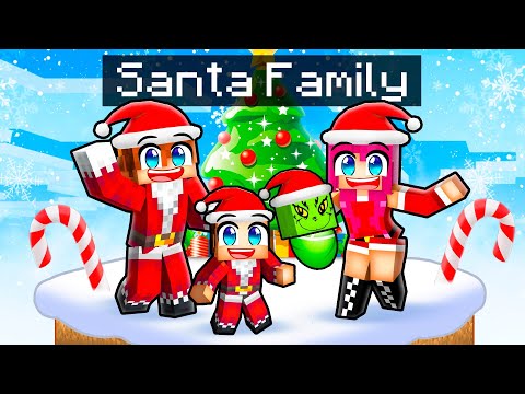 Having A SANTA FAMILY In Minecraft!