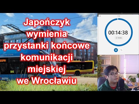 [Japończyk vs Polska] Wymień przystanki końcowe komunikacji miejskiej we Wrocławiu!