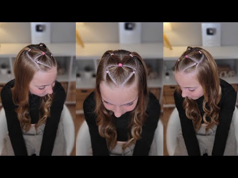 Peinado fácil para niñas 💕 / Peinados elegantes/ Easy hairstyle tutorial