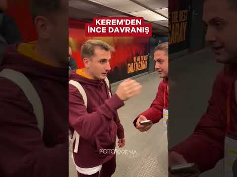 Kerem'den ince davranış. 💛❤️ #galatasaray #keremaktürkoğlu #shorts