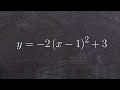 Vertex Form and Quadratic Graphs
