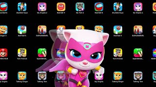 Talking Tom Hero Dash Talking Angela Gameplay iOS/Android
