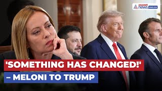 'Something Has Changed': Meloni Draws Spotlight At Trump’s White House Meet