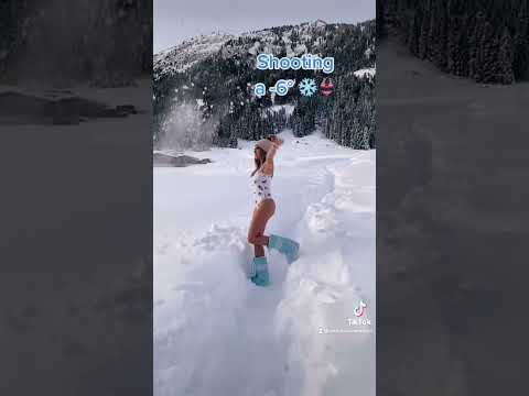 Foto in COSTUME a -6ยบ โ๏ธ๐ฅถ | Idea per scattare nella neve ๐ธ | from TikTok ๐ถ | BACKSTAGE | #Shorts