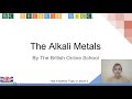 Alkali Metals and Their Reactions